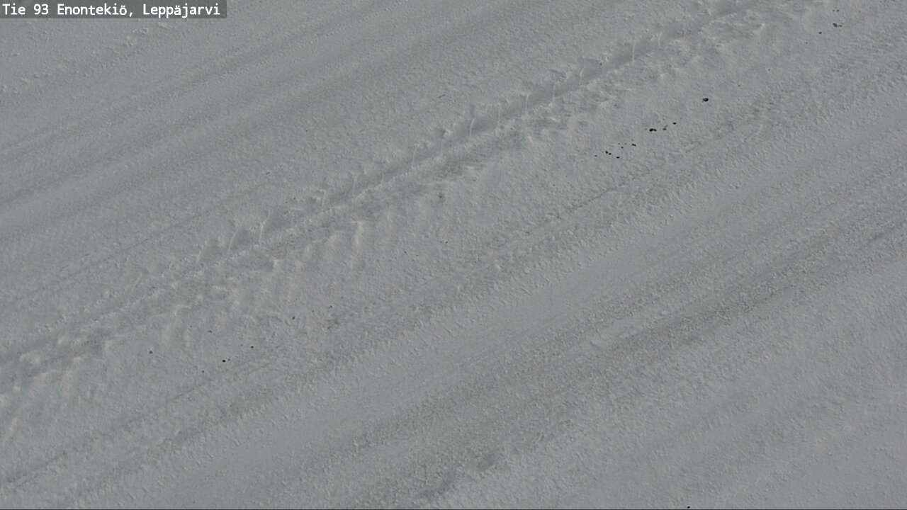 Weather Camera Image Road 93 Enontekiö, Leppäjärvi, Enontekiö, Lappi