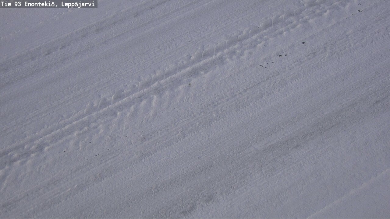 Weather Camera Image Road 93 Enontekiö, Leppäjärvi, Enontekiö, Lappi