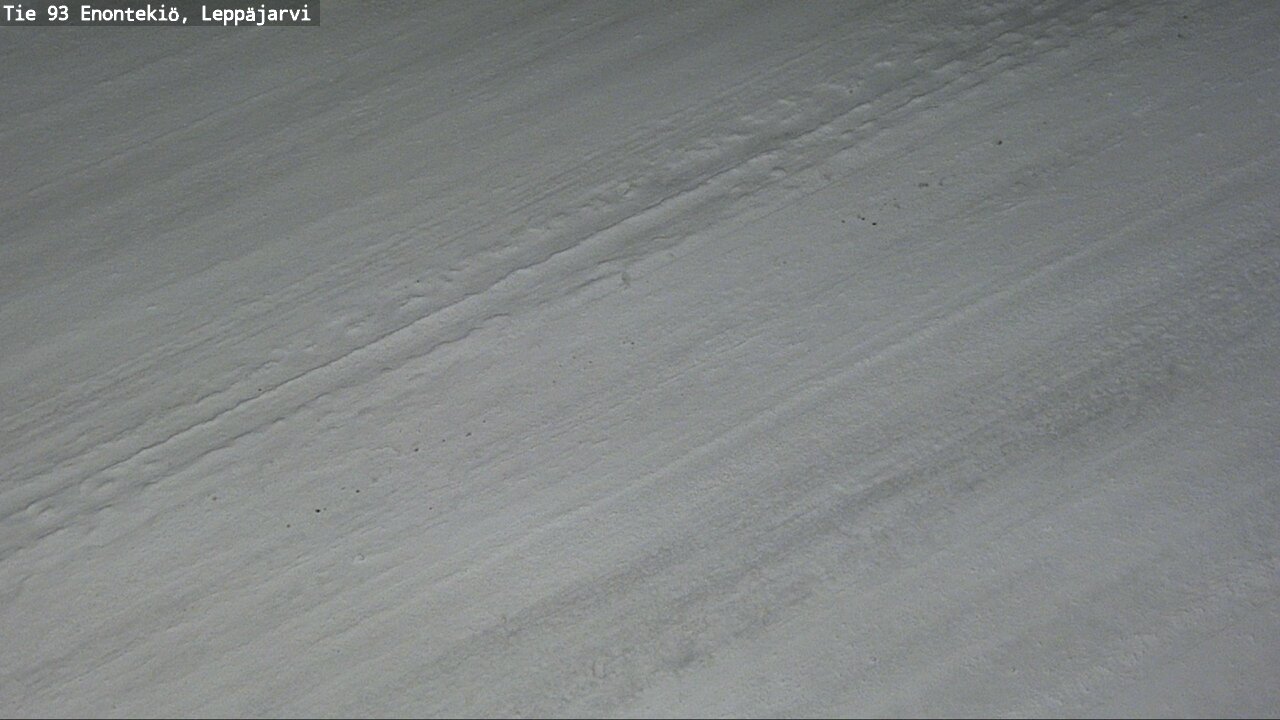 Weather Camera Image Road 93 Enontekiö, Leppäjärvi, Enontekiö, Lappi