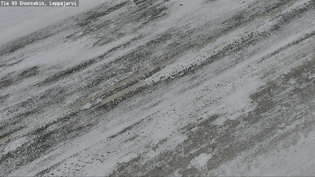 Weather Camera Image Road 93 Enontekiö, Leppäjärvi, Enontekiö, Lappi