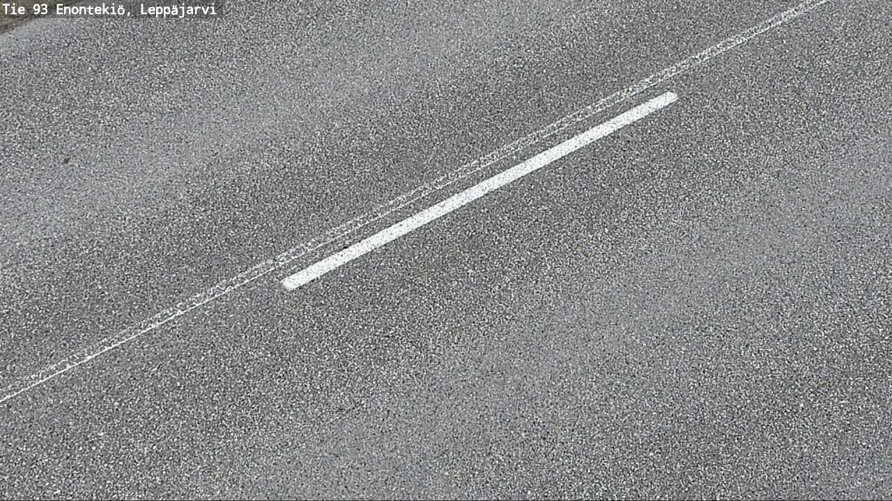 Weather Camera Image Väg 93 Enontekis, Leppäjärvi, Enontekiö, Lappi