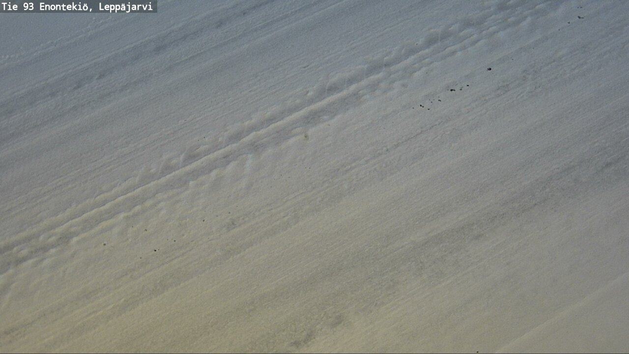 Weather Camera Image Road 93 Enontekiö, Leppäjärvi, Enontekiö, Lappi