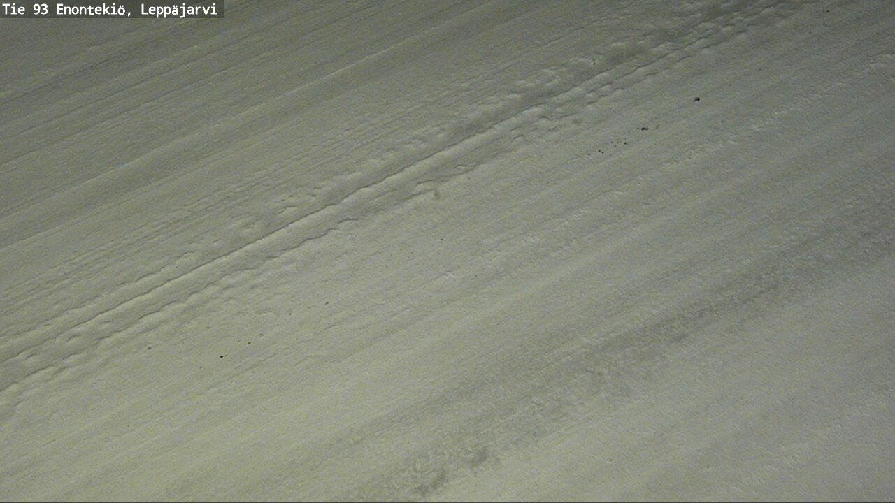 Weather Camera Image Road 93 Enontekiö, Leppäjärvi, Enontekiö, Lappi