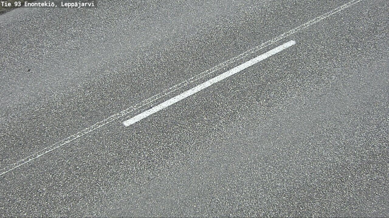 Weather Camera Image Väg 93 Enontekis, Leppäjärvi, Enontekiö, Lappi