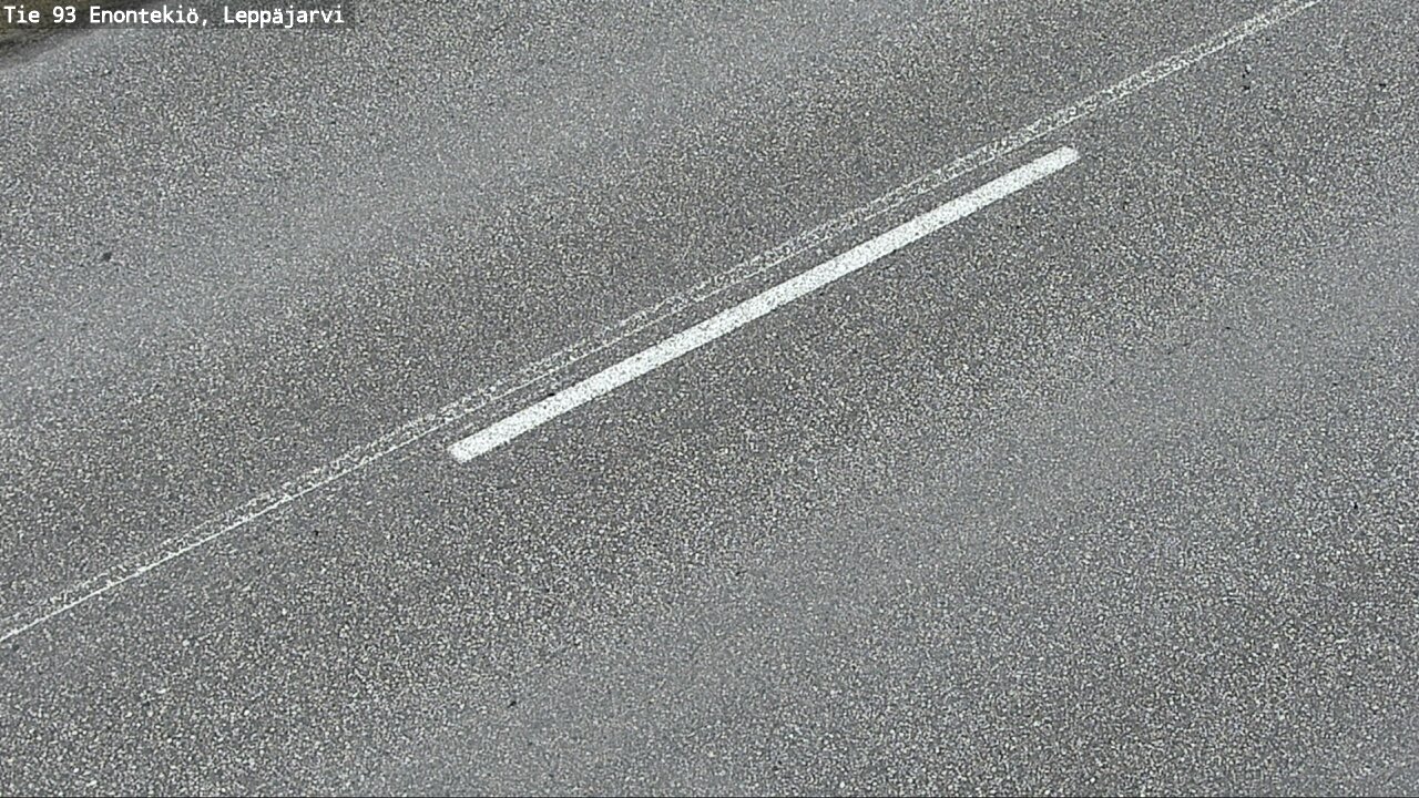 Weather Camera Image Väg 93 Enontekis, Leppäjärvi, Enontekiö, Lappi