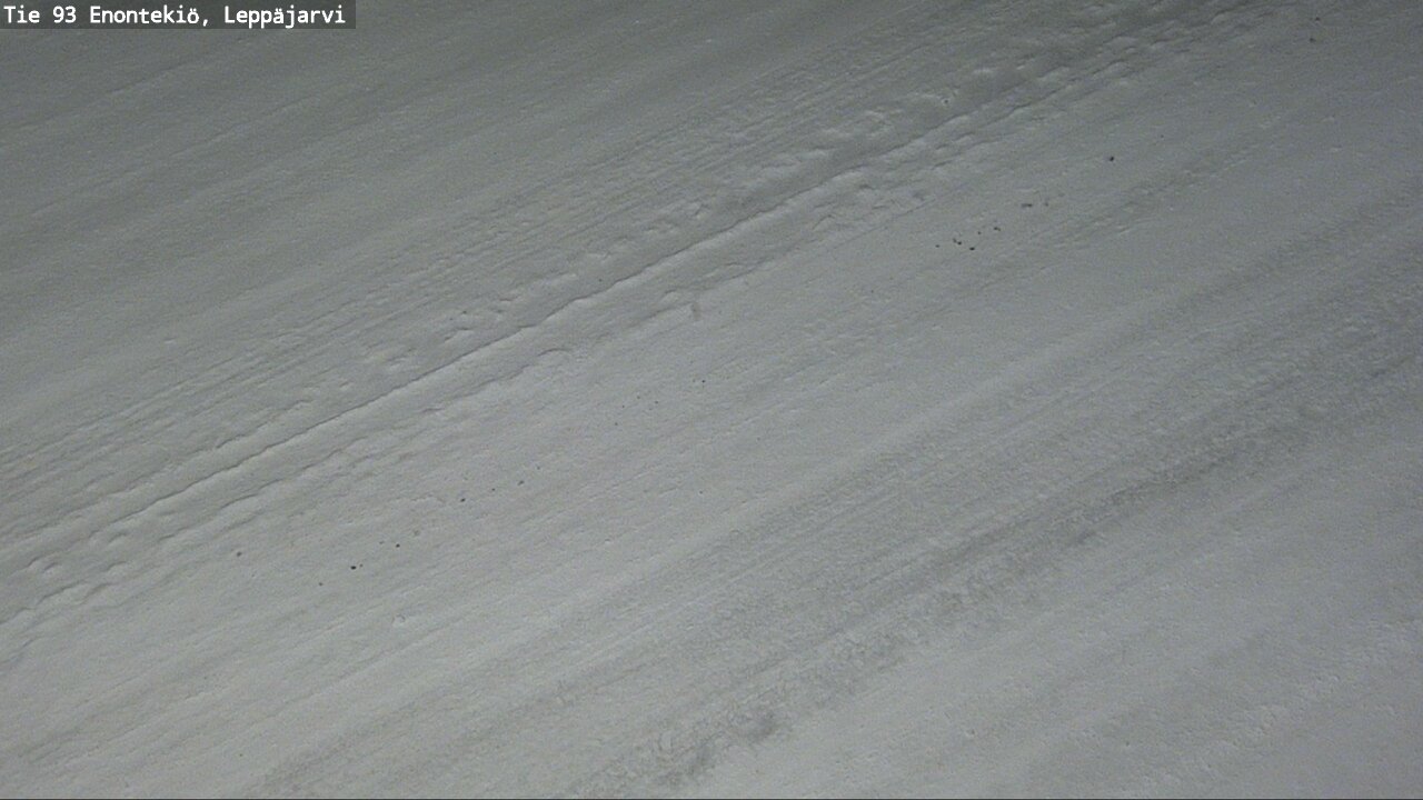 Weather Camera Image Road 93 Enontekiö, Leppäjärvi, Enontekiö, Lappi