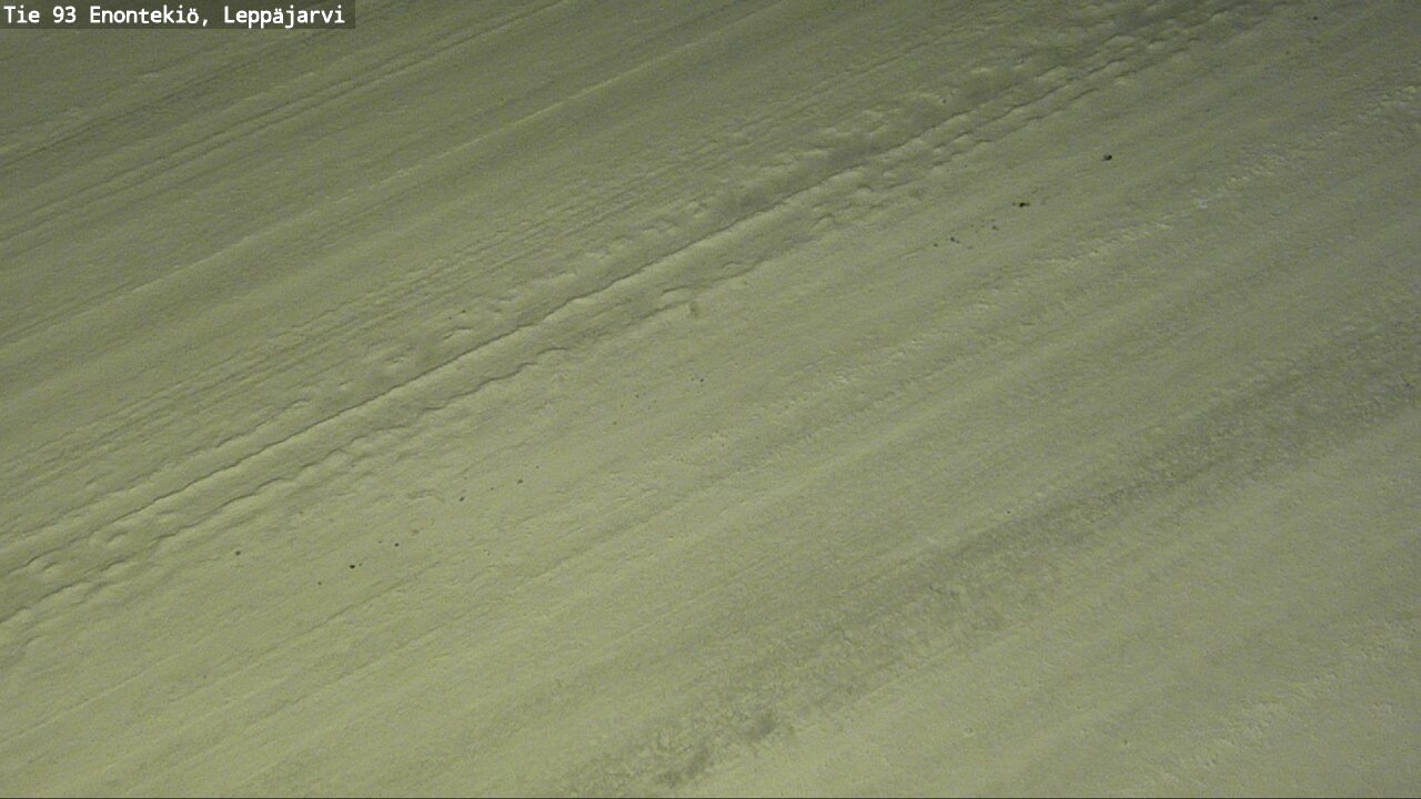 Weather Camera Image Road 93 Enontekiö, Leppäjärvi, Enontekiö, Lappi