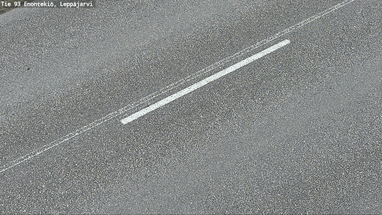 Weather Camera Image Väg 93 Enontekis, Leppäjärvi, Enontekiö, Lappi