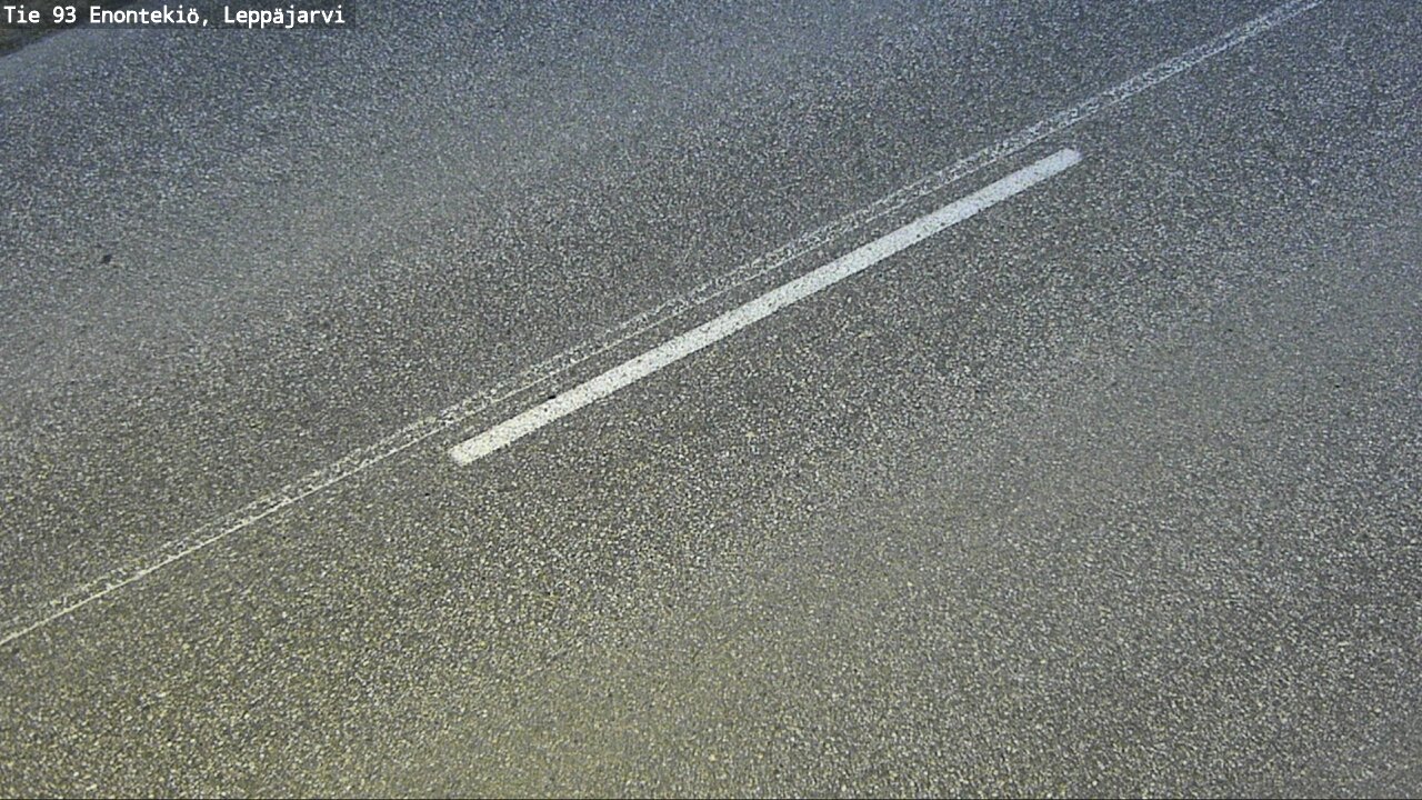 Weather Camera Image Väg 93 Enontekis, Leppäjärvi, Enontekiö, Lappi