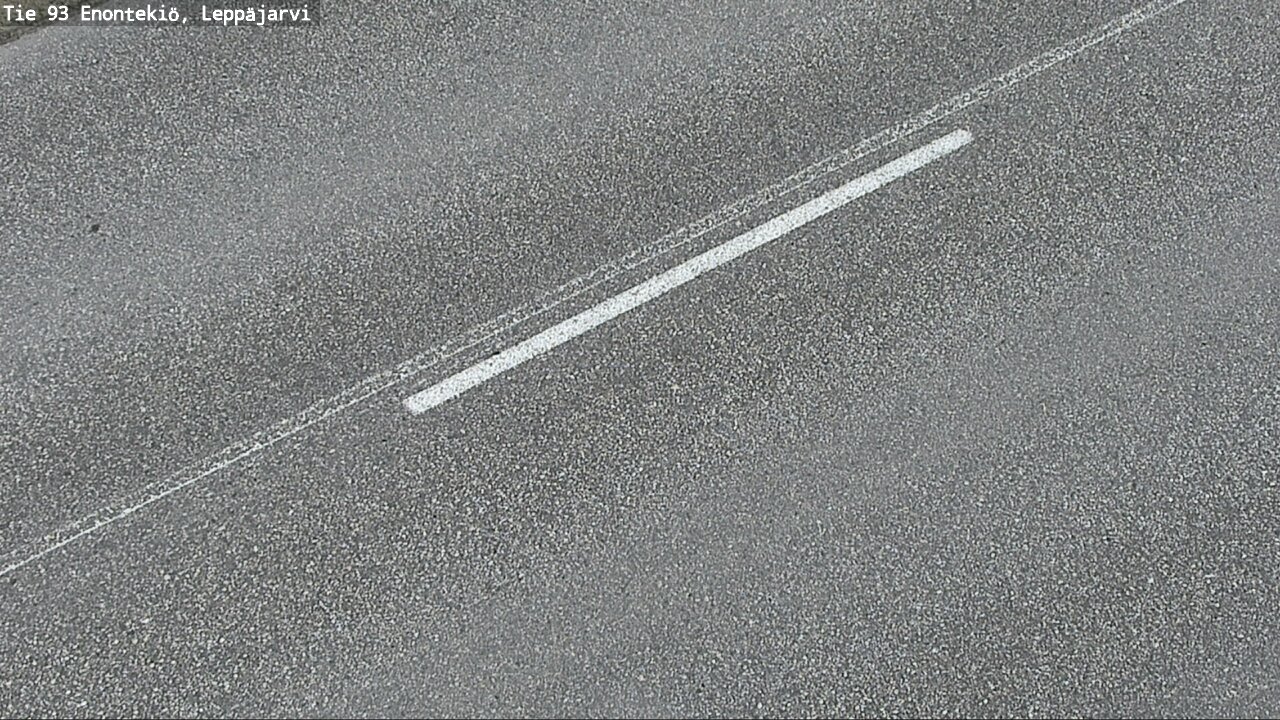 Weather Camera Image Väg 93 Enontekis, Leppäjärvi, Enontekiö, Lappi