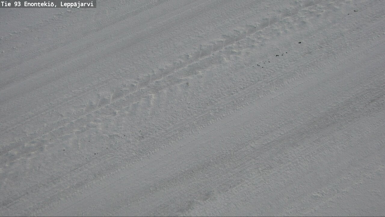 Weather Camera Image Road 93 Enontekiö, Leppäjärvi, Enontekiö, Lappi