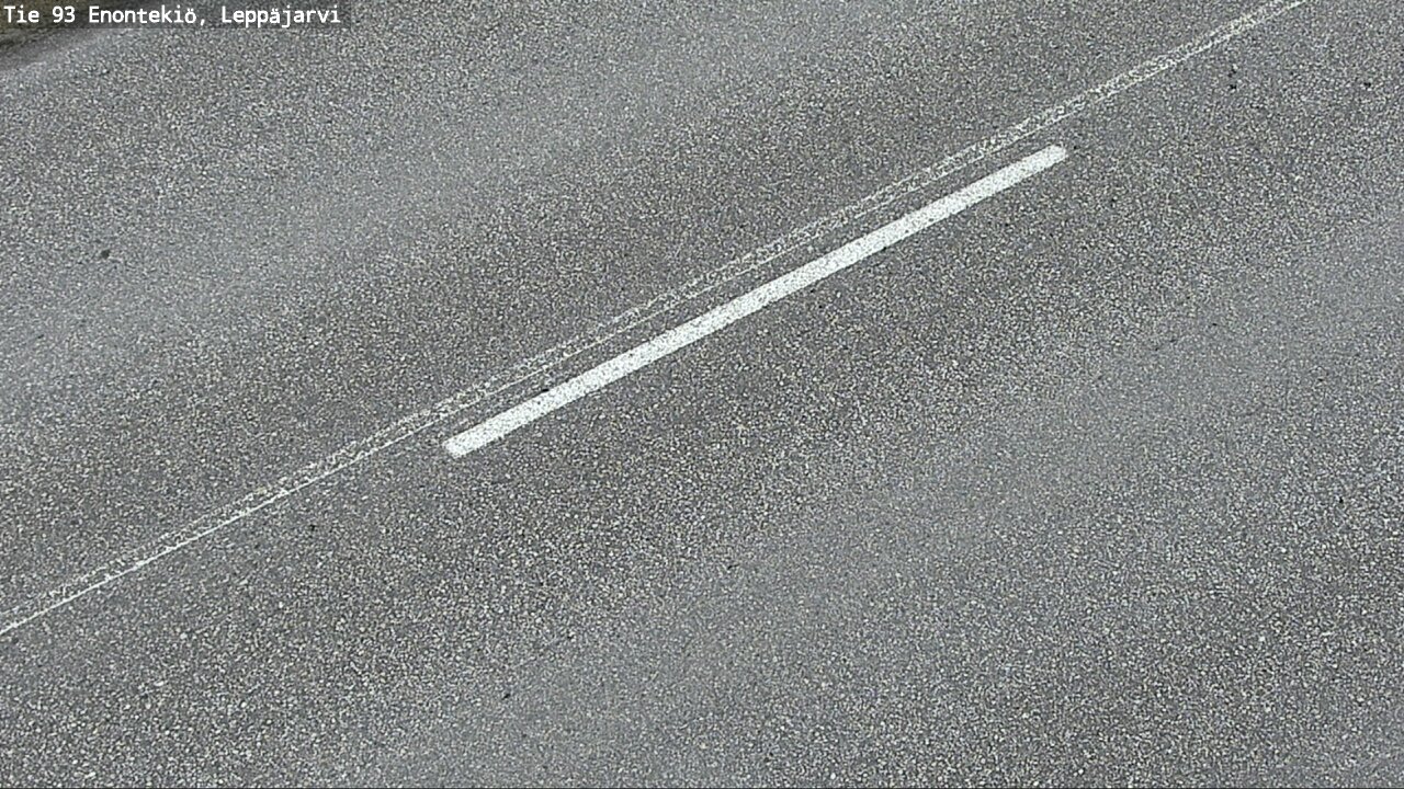 Weather Camera Image Väg 93 Enontekis, Leppäjärvi, Enontekiö, Lappi