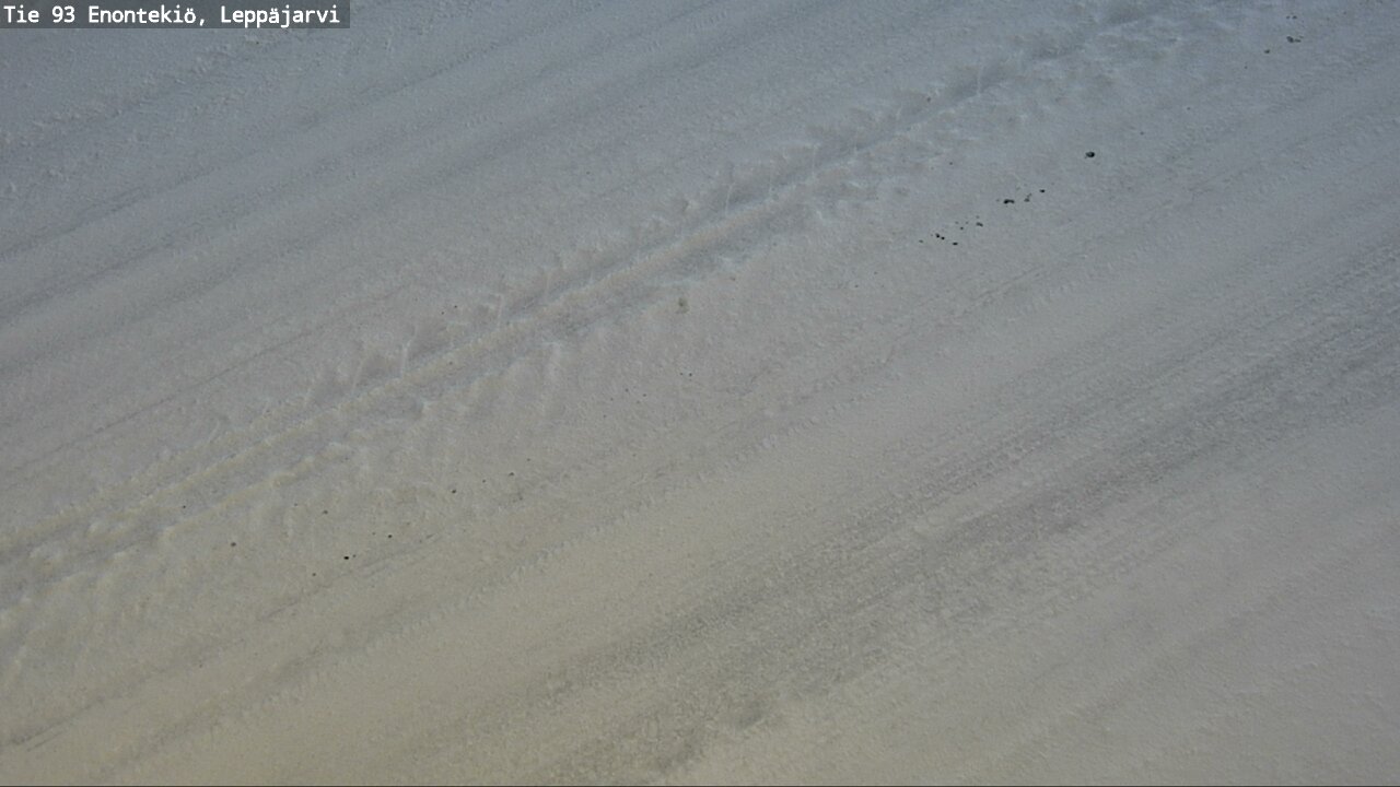 Weather Camera Image Road 93 Enontekiö, Leppäjärvi, Enontekiö, Lappi