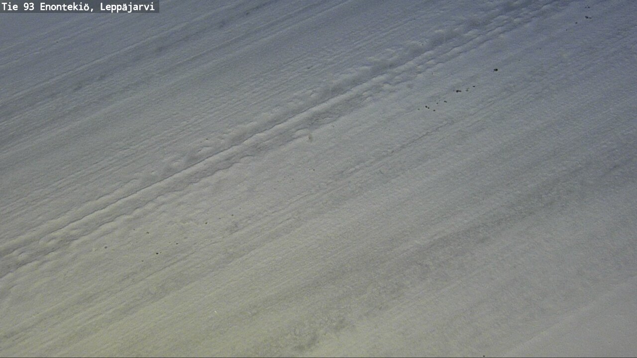 Weather Camera Image Road 93 Enontekiö, Leppäjärvi, Enontekiö, Lappi
