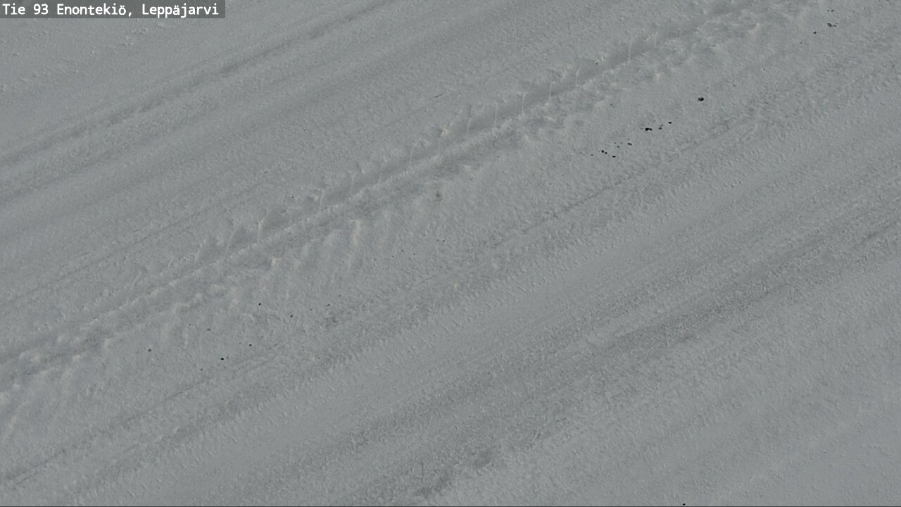 Weather Camera Image Road 93 Enontekiö, Leppäjärvi, Enontekiö, Lappi