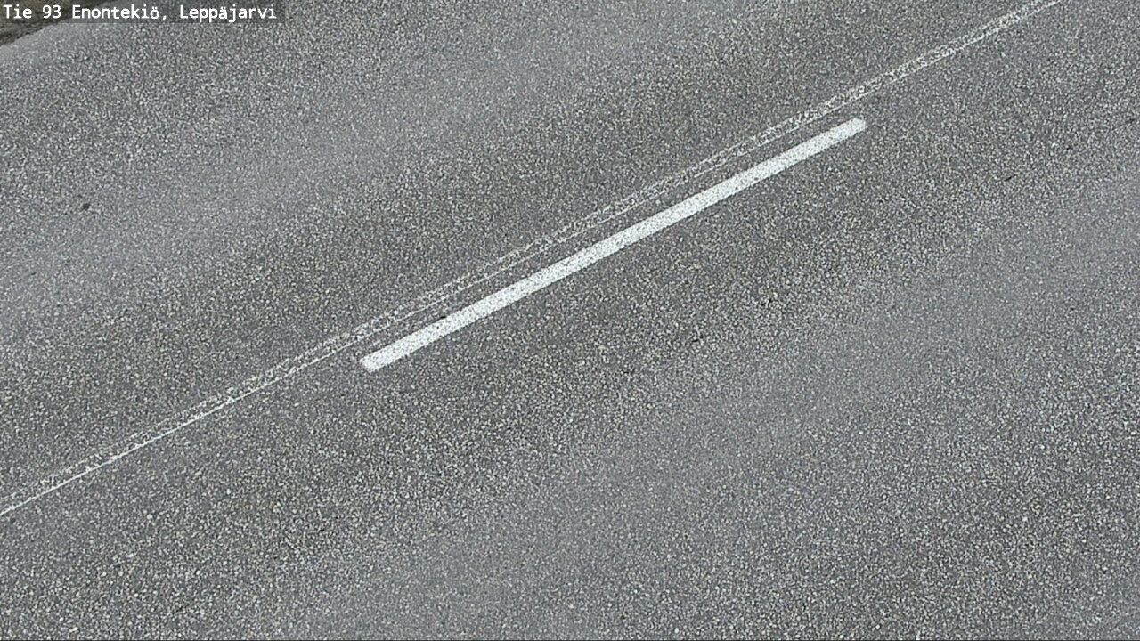 Weather Camera Image Väg 93 Enontekis, Leppäjärvi, Enontekiö, Lappi