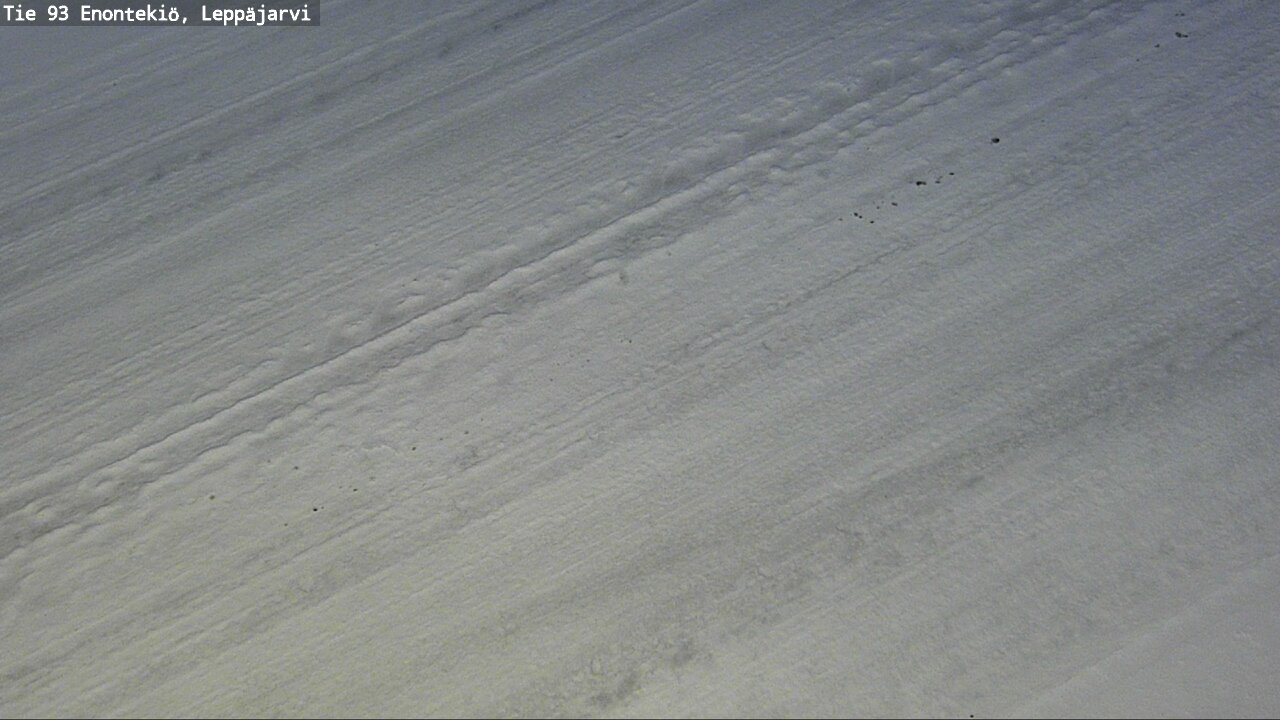 Weather Camera Image Road 93 Enontekiö, Leppäjärvi, Enontekiö, Lappi