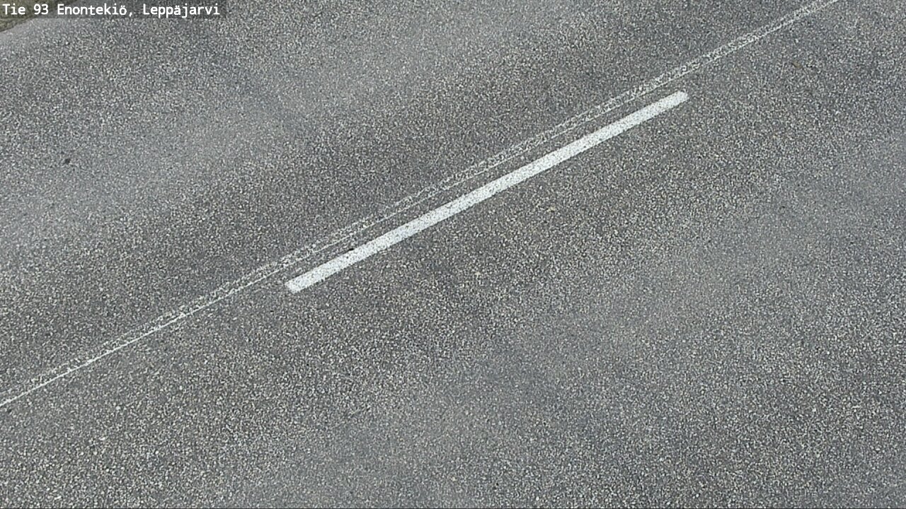 Weather Camera Image Väg 93 Enontekis, Leppäjärvi, Enontekiö, Lappi