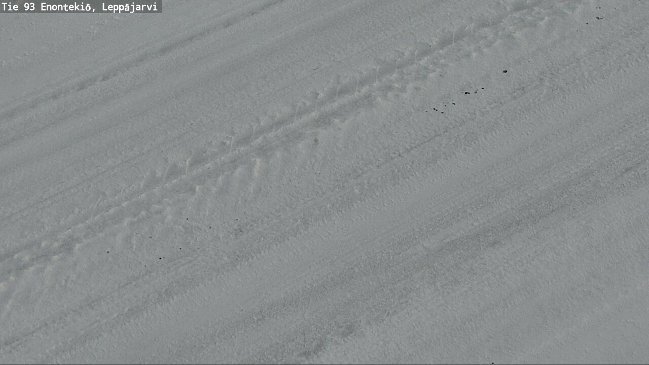 Weather Camera Image Road 93 Enontekiö, Leppäjärvi, Enontekiö, Lappi