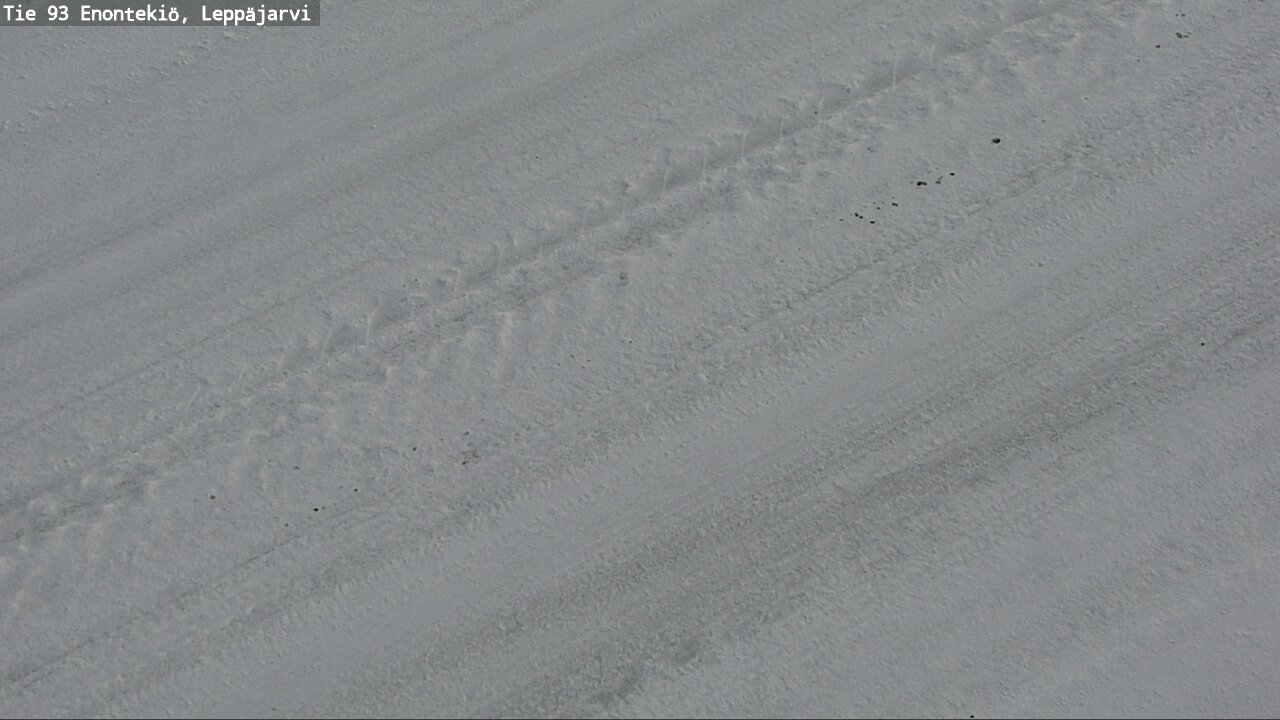 Weather Camera Image Road 93 Enontekiö, Leppäjärvi, Enontekiö, Lappi