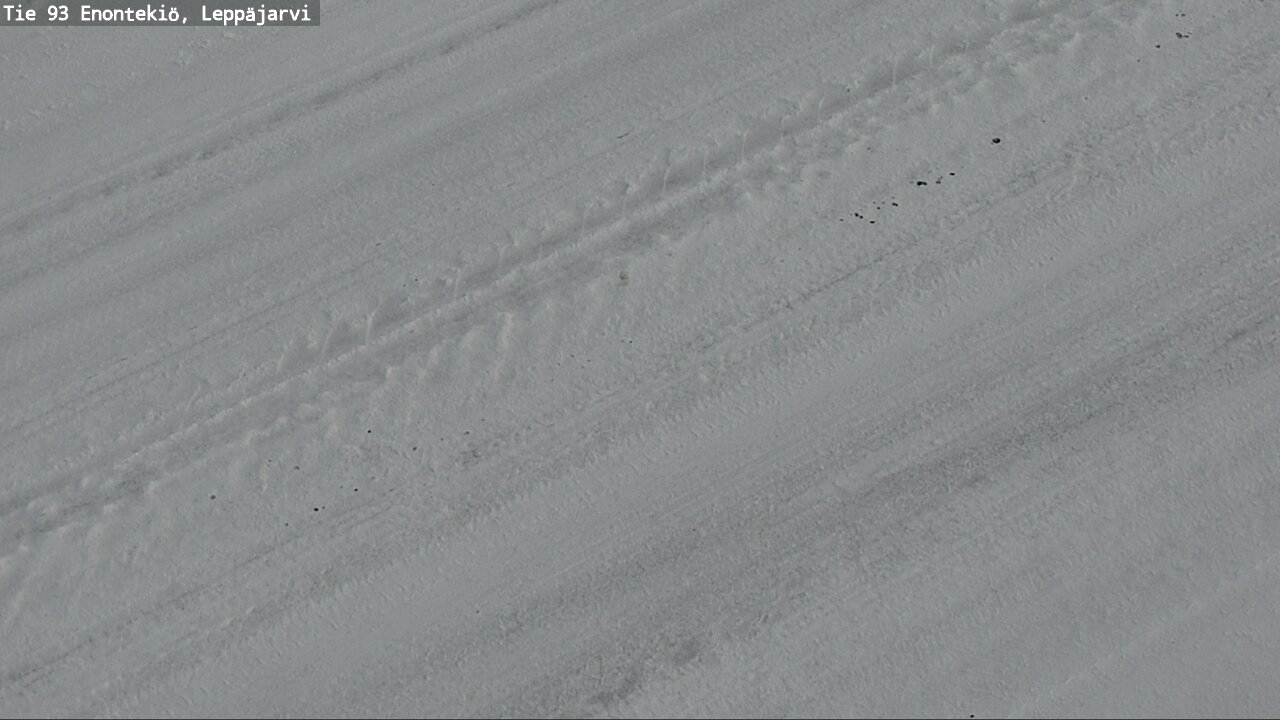 Weather Camera Image Road 93 Enontekiö, Leppäjärvi, Enontekiö, Lappi