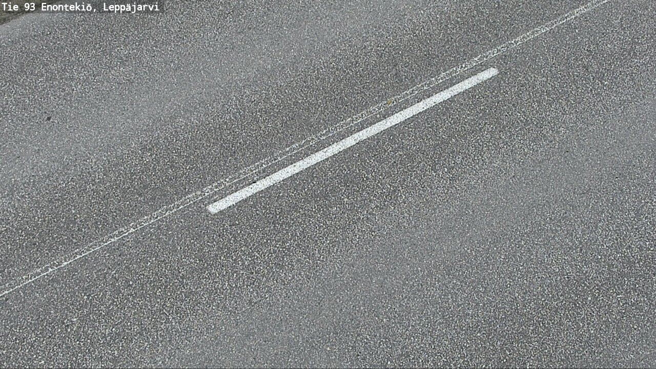 Weather Camera Image Väg 93 Enontekis, Leppäjärvi, Enontekiö, Lappi