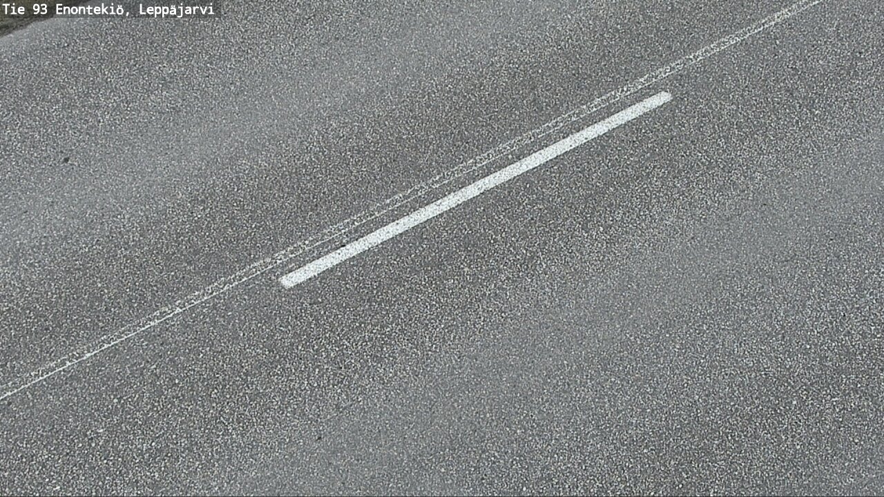 Weather Camera Image Väg 93 Enontekis, Leppäjärvi, Enontekiö, Lappi