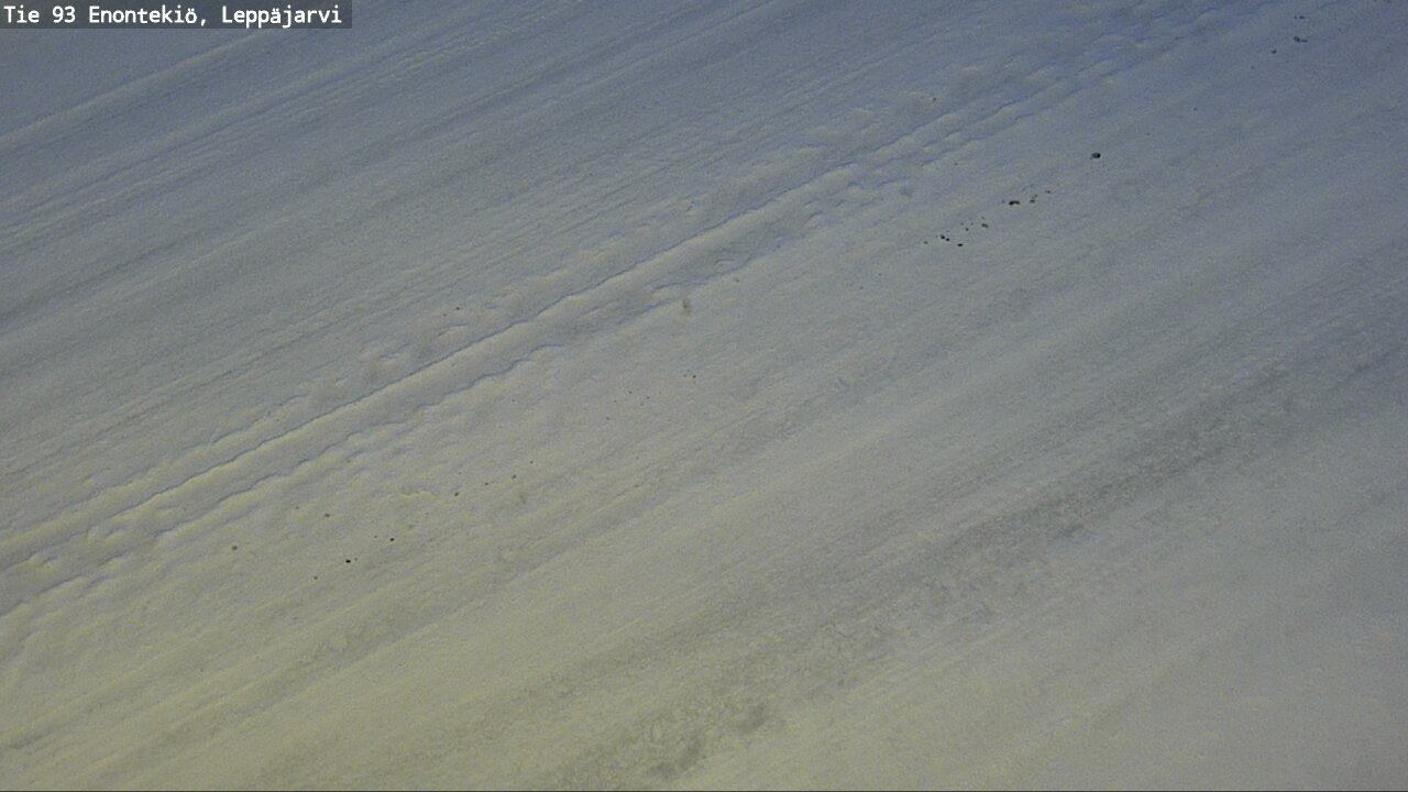 Weather Camera Image Road 93 Enontekiö, Leppäjärvi, Enontekiö, Lappi