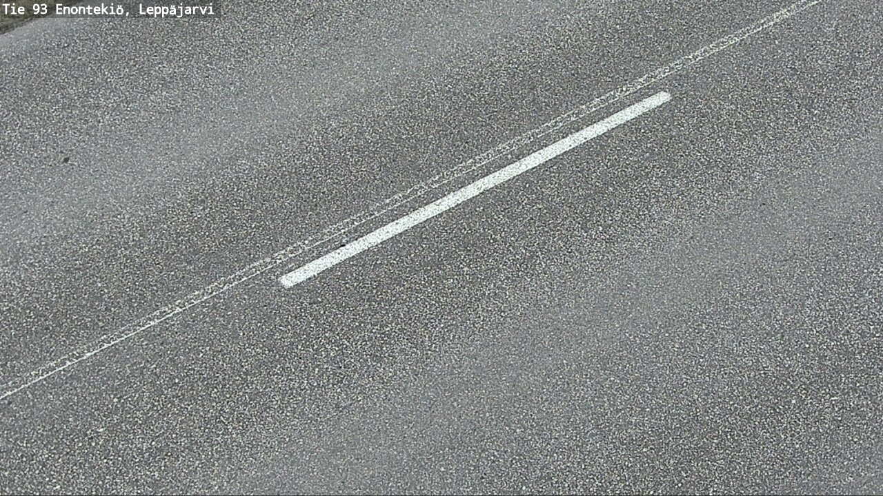 Weather Camera Image Väg 93 Enontekis, Leppäjärvi, Enontekiö, Lappi