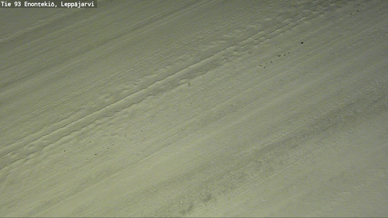 Weather Camera Image Road 93 Enontekiö, Leppäjärvi, Enontekiö, Lappi