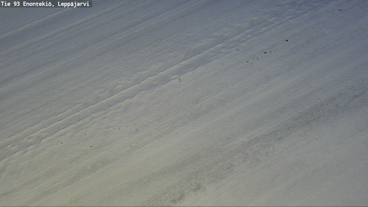 Weather Camera Image Road 93 Enontekiö, Leppäjärvi, Enontekiö, Lappi