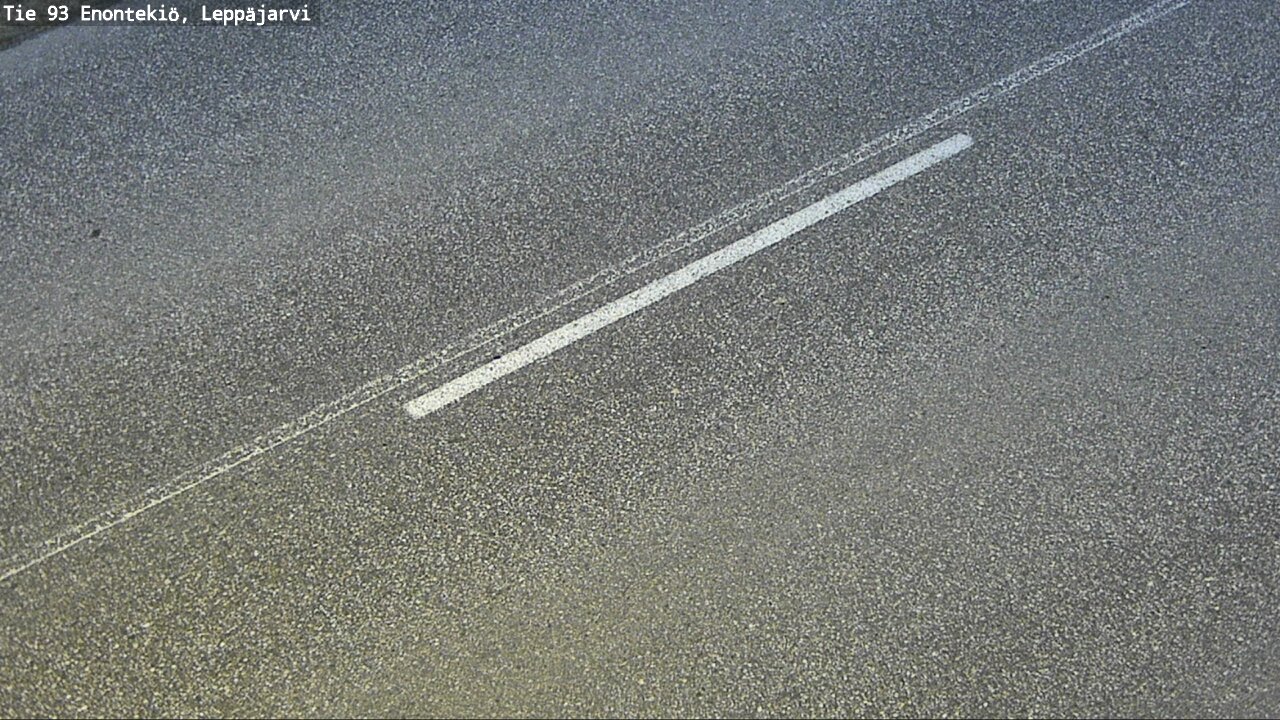 Weather Camera Image Väg 93 Enontekis, Leppäjärvi, Enontekiö, Lappi