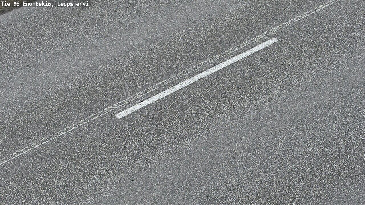 Weather Camera Image Väg 93 Enontekis, Leppäjärvi, Enontekiö, Lappi