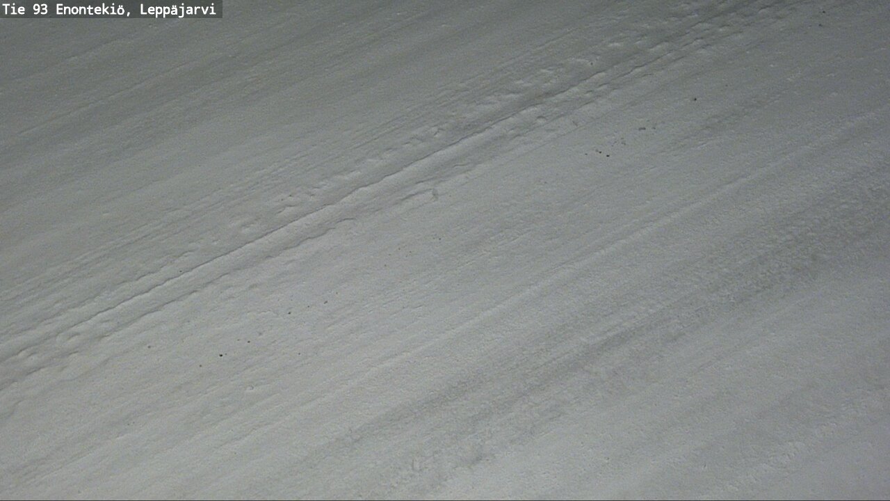 Weather Camera Image Road 93 Enontekiö, Leppäjärvi, Enontekiö, Lappi