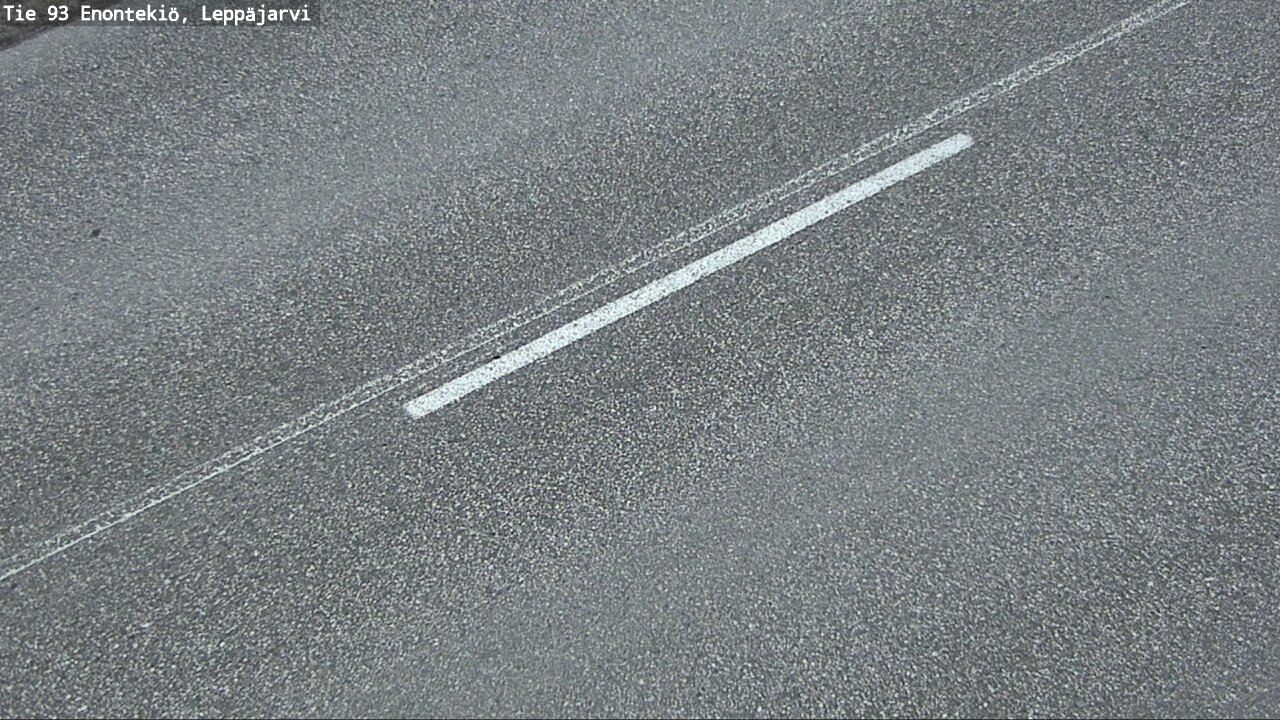Weather Camera Image Väg 93 Enontekis, Leppäjärvi, Enontekiö, Lappi
