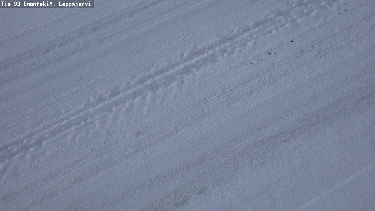Weather Camera Image Road 93 Enontekiö, Leppäjärvi, Enontekiö, Lappi