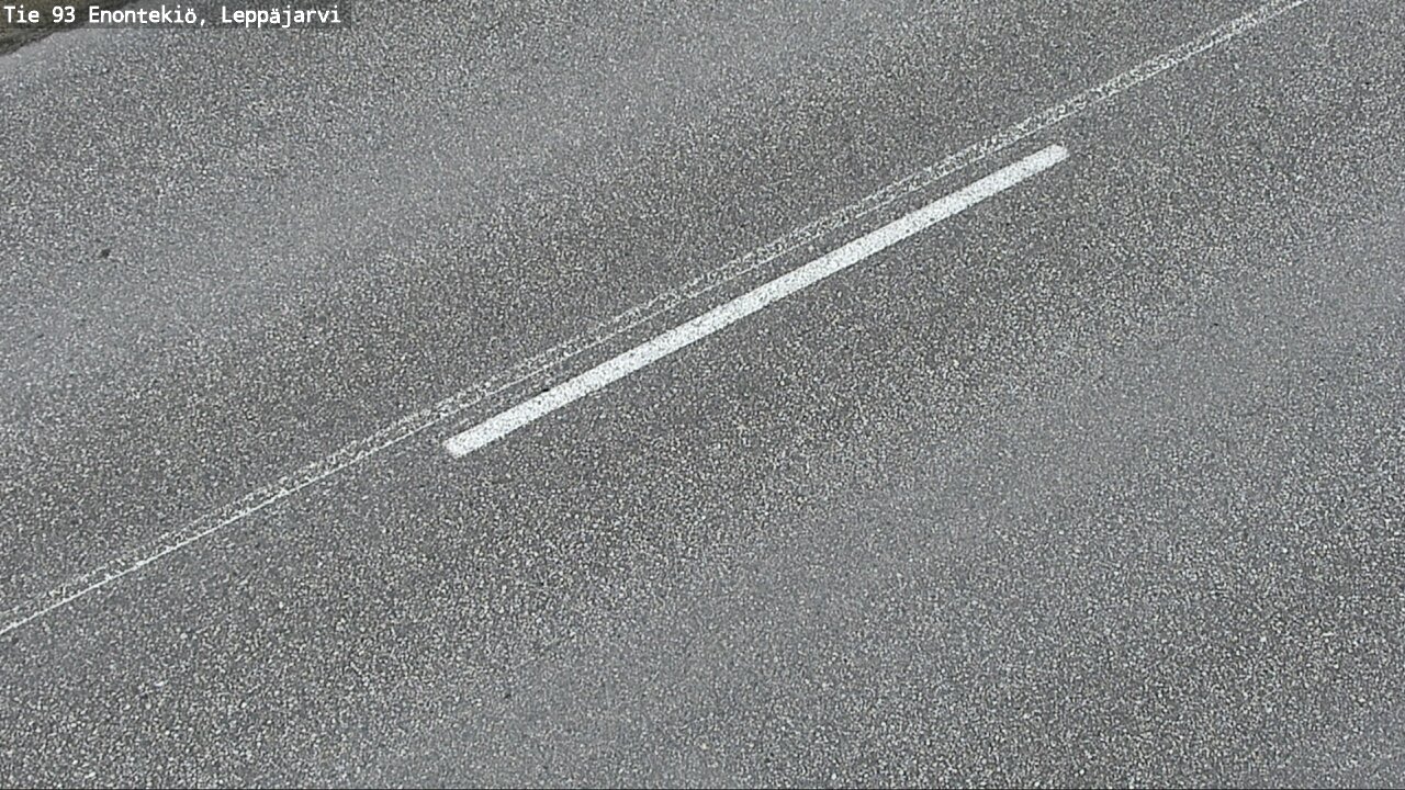 Weather Camera Image Väg 93 Enontekis, Leppäjärvi, Enontekiö, Lappi
