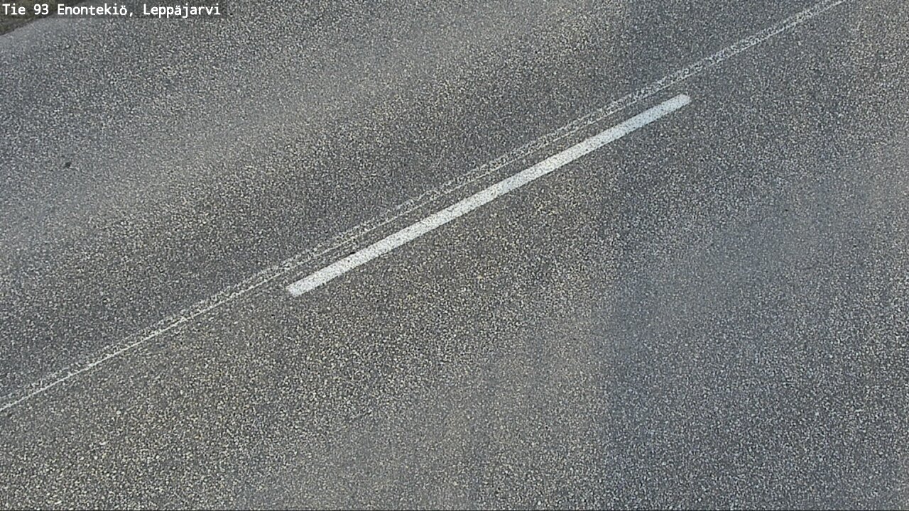 Weather Camera Image Väg 93 Enontekis, Leppäjärvi, Enontekiö, Lappi
