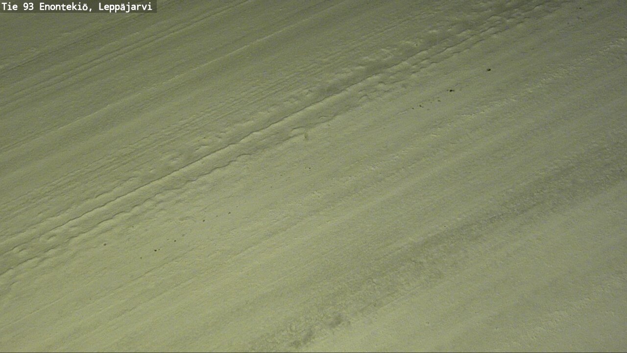 Weather Camera Image Road 93 Enontekiö, Leppäjärvi, Enontekiö, Lappi