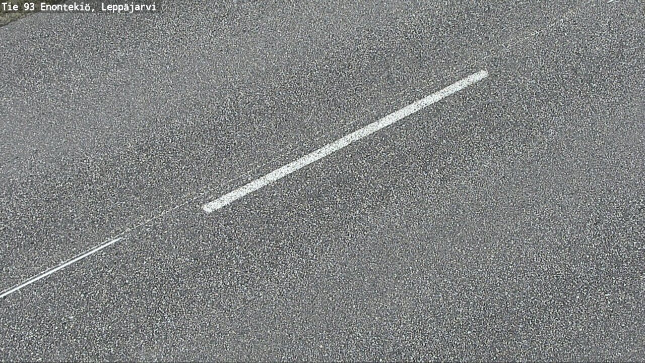 Weather Camera Image Road 93 Enontekiö, Leppäjärvi, Enontekiö, Lappi
