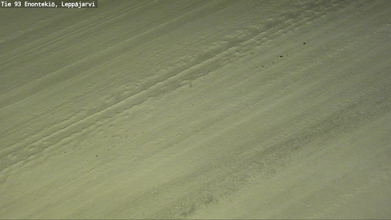 Weather Camera Image Road 93 Enontekiö, Leppäjärvi, Enontekiö, Lappi