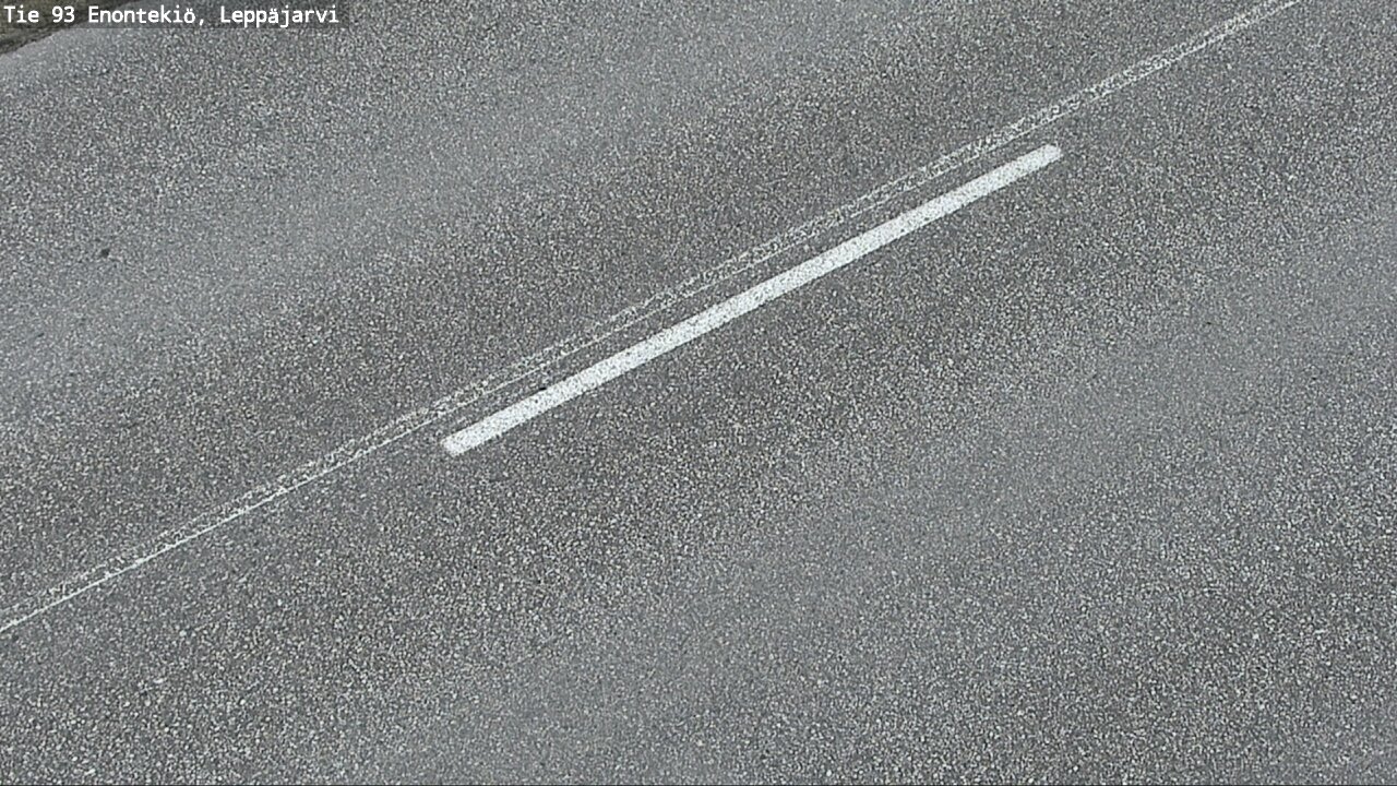 Weather Camera Image Väg 93 Enontekis, Leppäjärvi, Enontekiö, Lappi