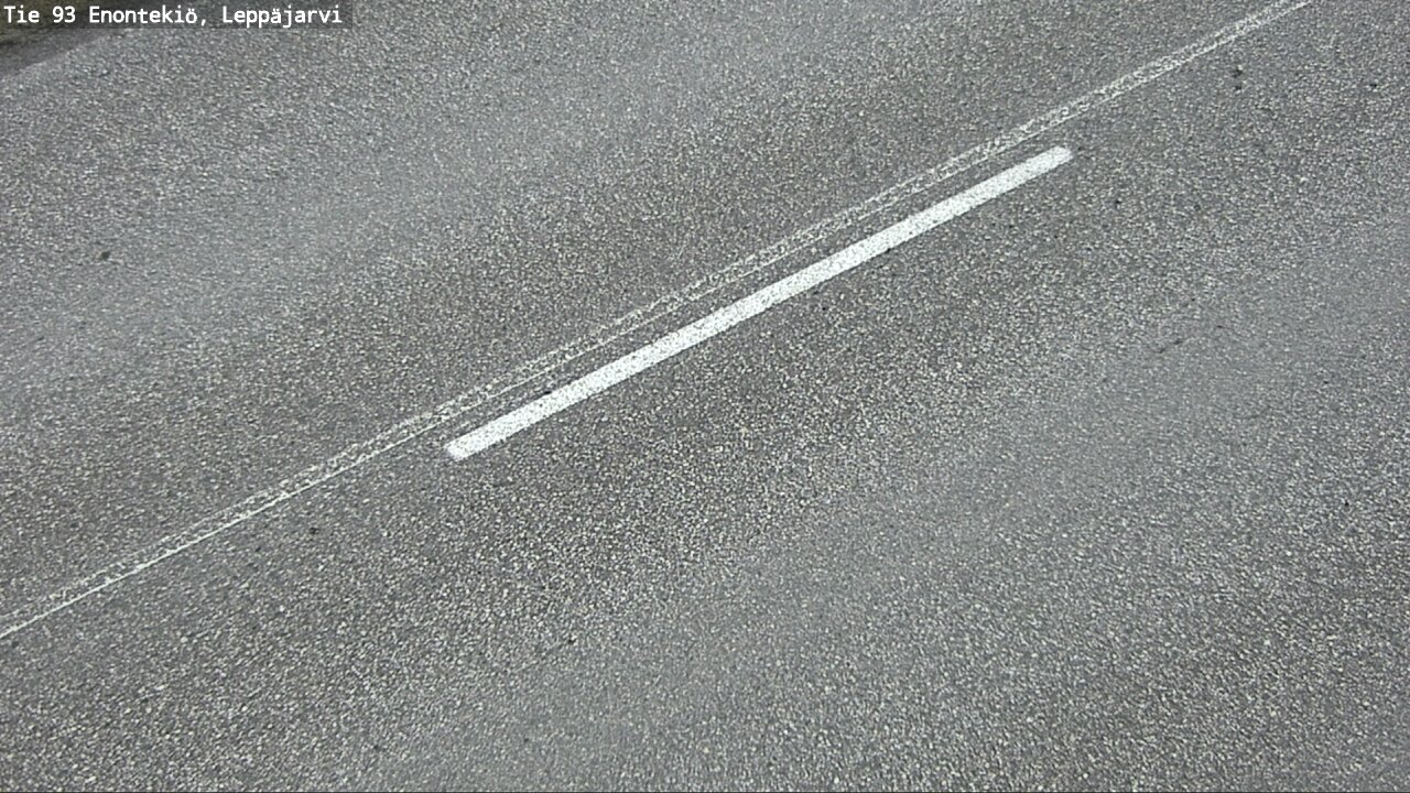 Weather Camera Image Väg 93 Enontekis, Leppäjärvi, Enontekiö, Lappi