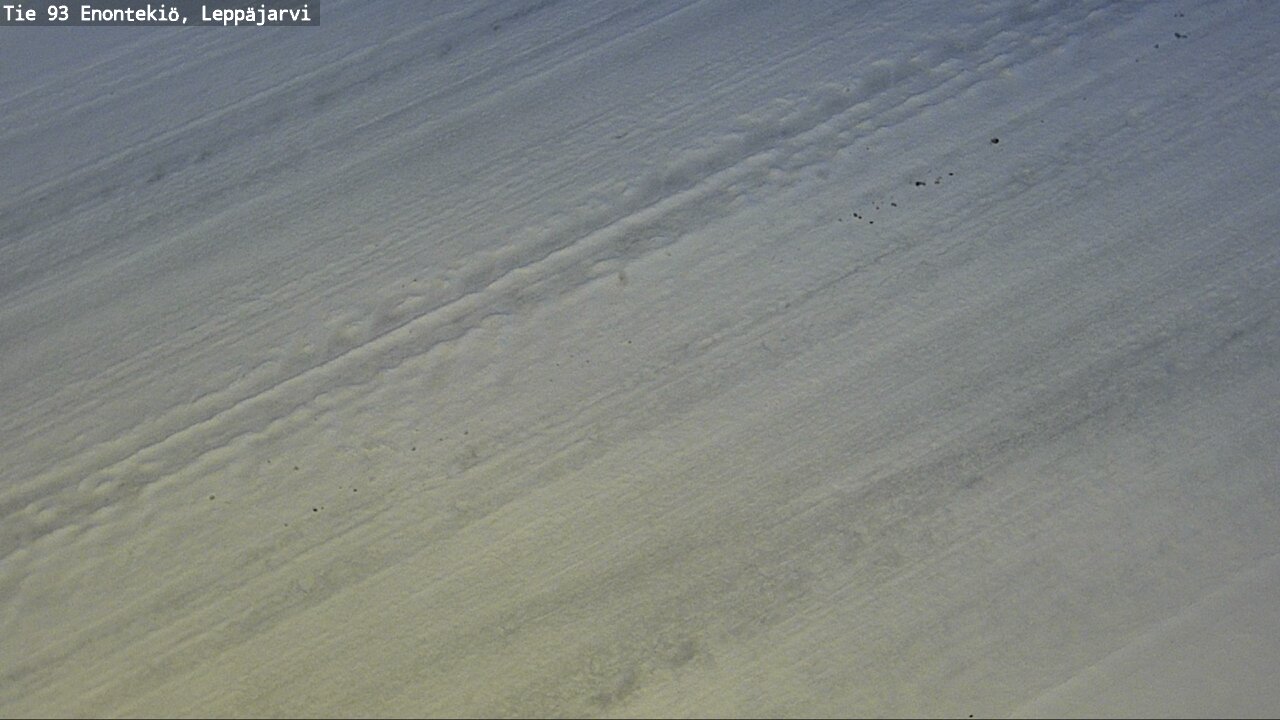 Weather Camera Image Road 93 Enontekiö, Leppäjärvi, Enontekiö, Lappi