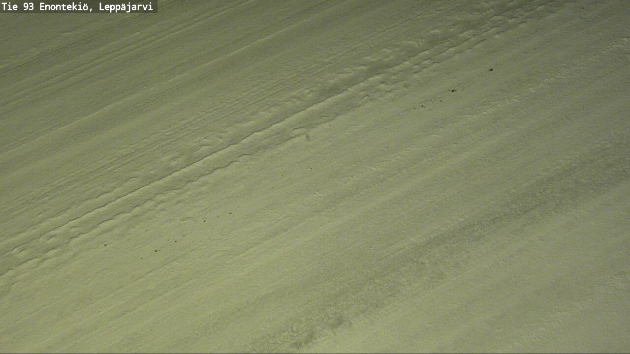 Weather Camera Image Väg 93 Enontekis, Leppäjärvi, Enontekiö, Lappi