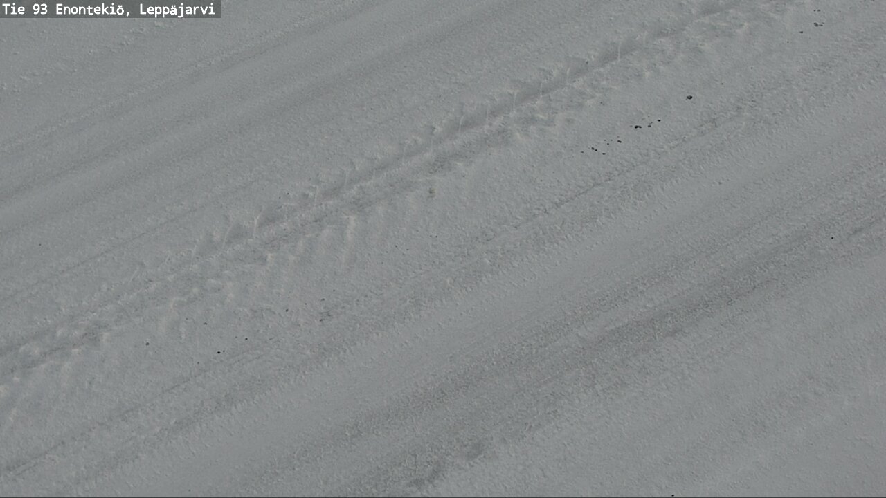 Weather Camera Image Road 93 Enontekiö, Leppäjärvi, Enontekiö, Lappi