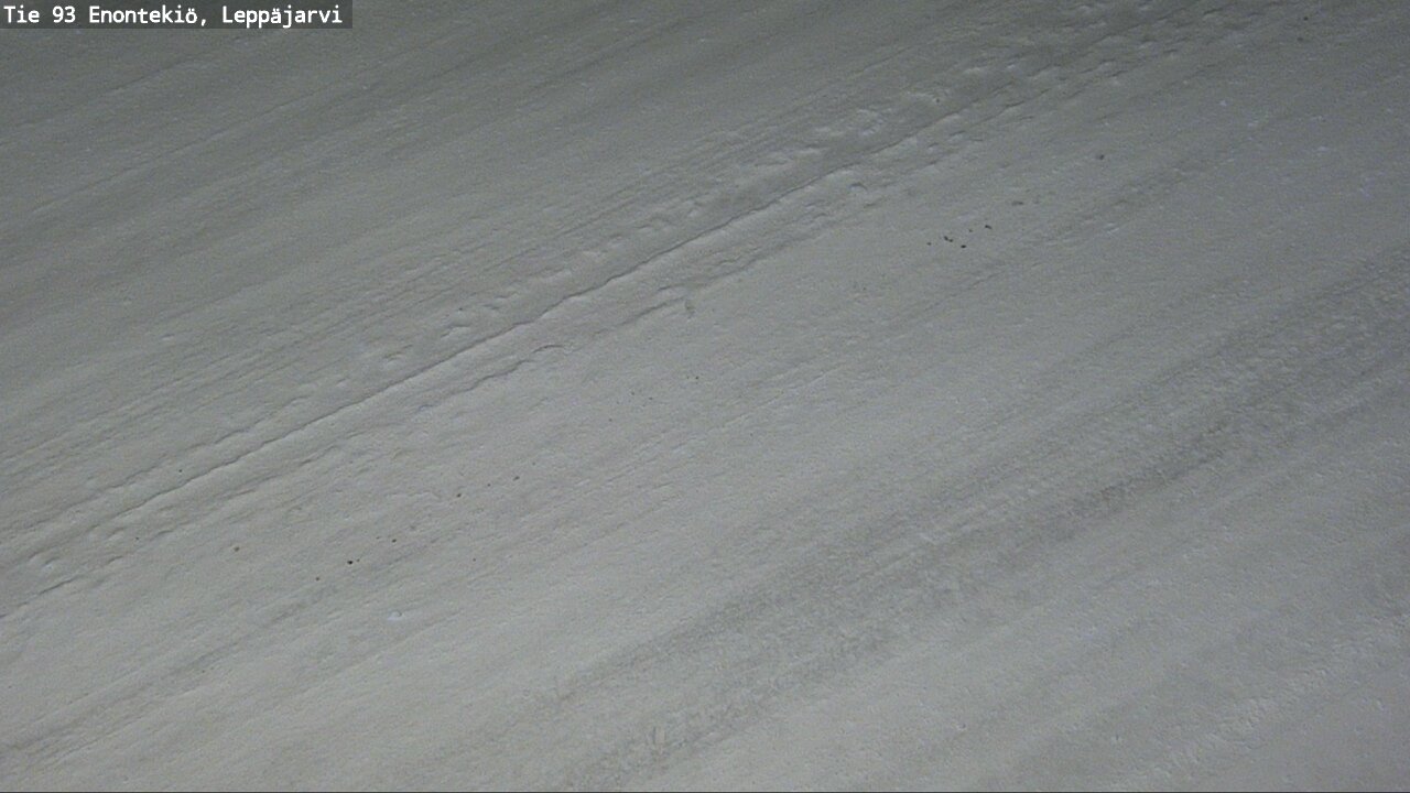 Weather Camera Image Road 93 Enontekiö, Leppäjärvi, Enontekiö, Lappi