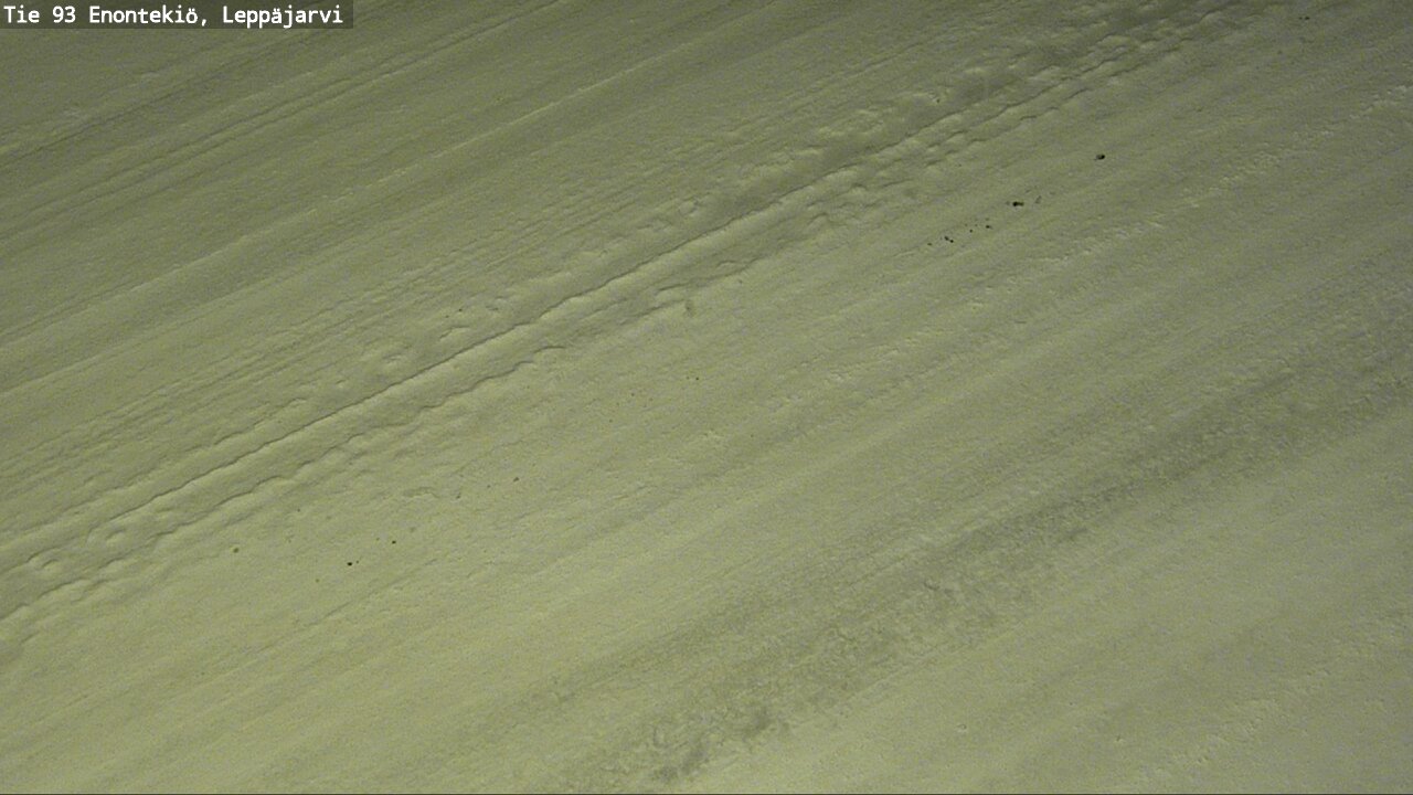 Weather Camera Image Road 93 Enontekiö, Leppäjärvi, Enontekiö, Lappi