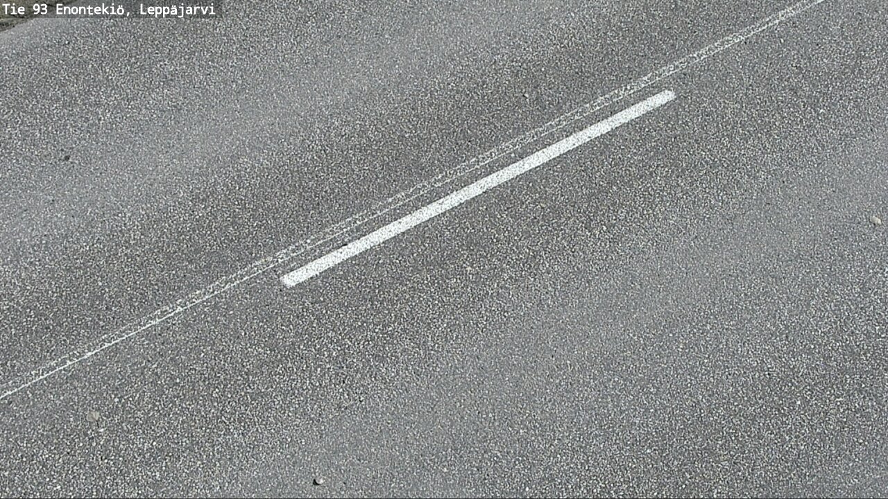 Weather Camera Image Väg 93 Enontekis, Leppäjärvi, Enontekiö, Lappi