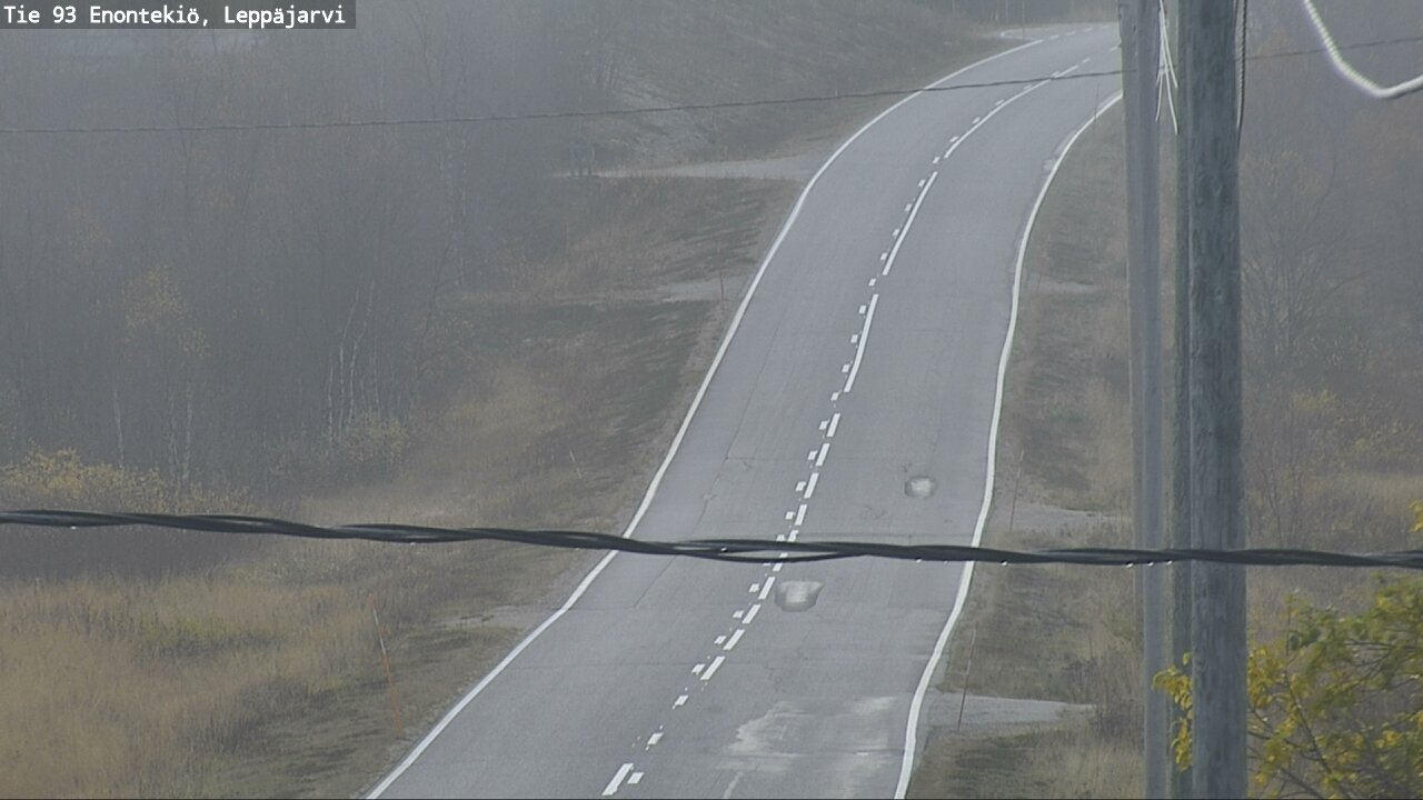Weather Camera Image Road 93 Enontekiö, Leppäjärvi, Enontekiö, Lappi